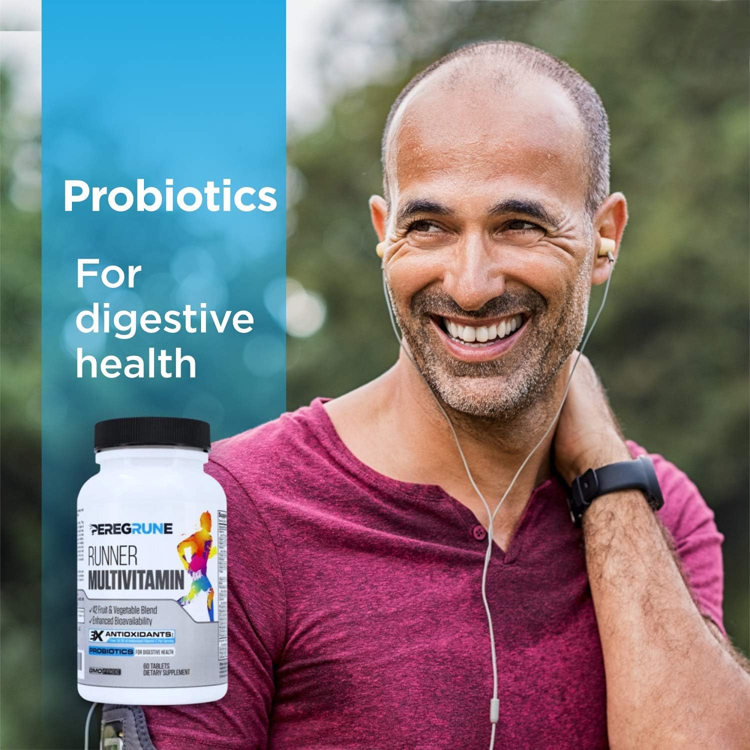 Runner Multivitamin with Antioxidants, B Complex, Probiotics F194966