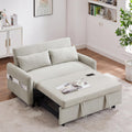 Beige Sleeper Sofa with Pull Out Bed G693548