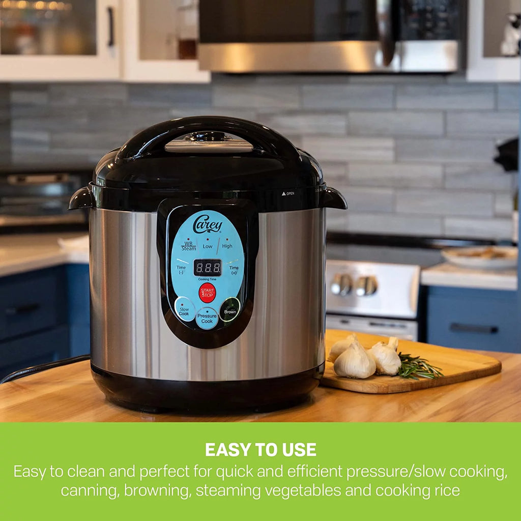 9.5 Qt Stainless Steel Electric Pressure Cooker and Canner S90380