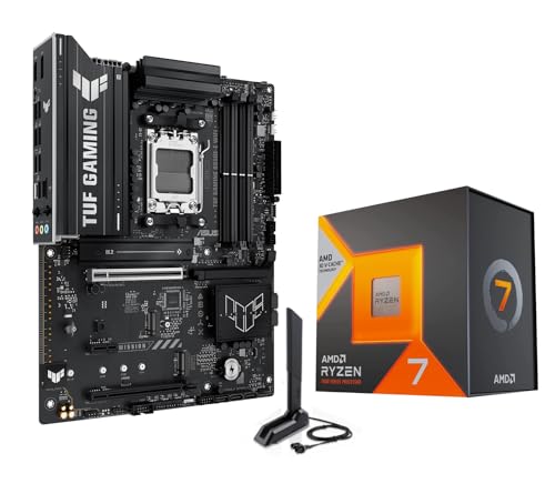 AMD Ryzen 7 7800X3D 8-Core 16-Thread Desktop Processor with ASUS ROG Strix B650E-F Gaming WiFi AM5 Gaming Motherboard L56432