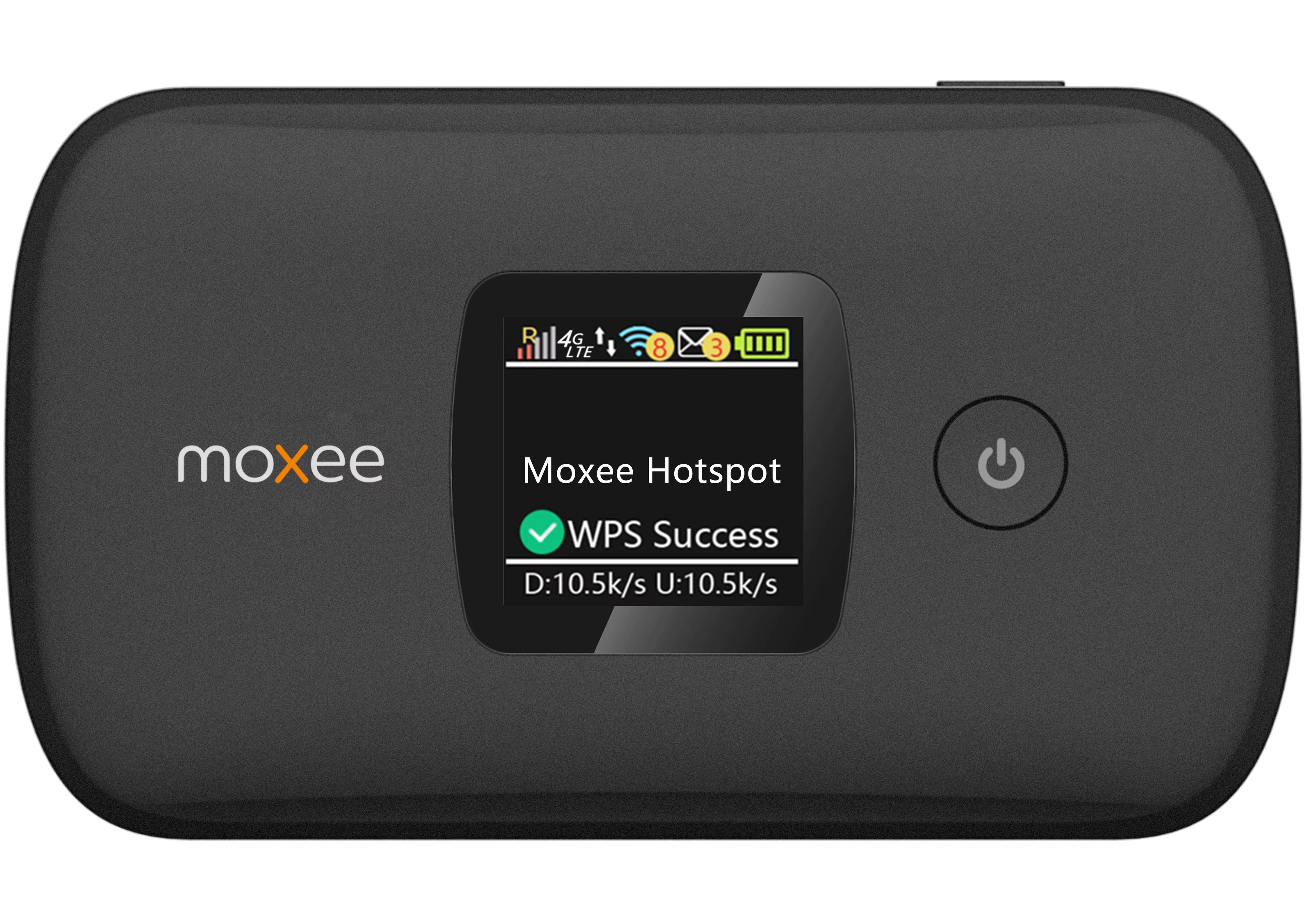 Black Prepaid Mobile Hotspot A8681