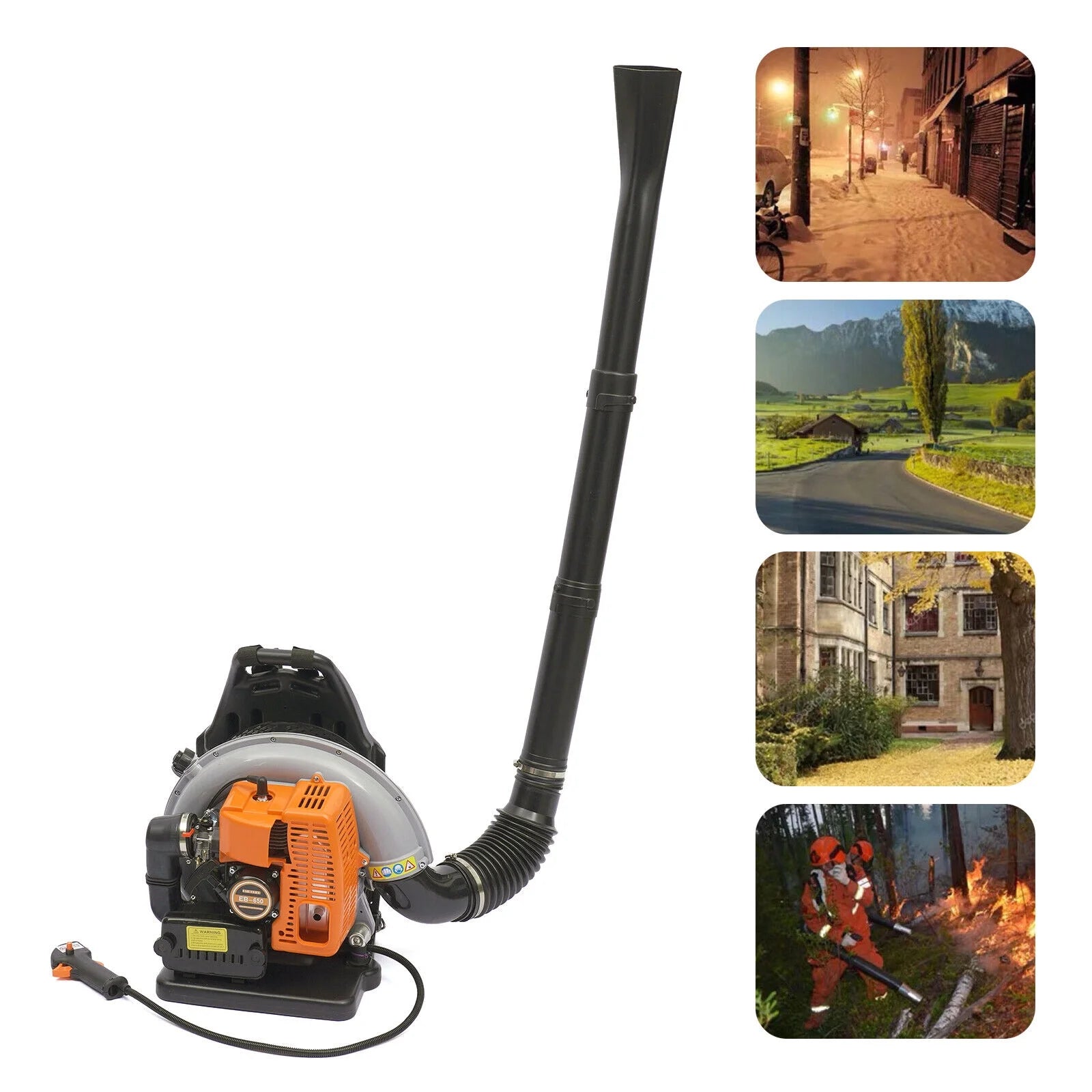 65CC 3.6HP 2-Cycle Gas Powered Backpack Leaf Blower I157