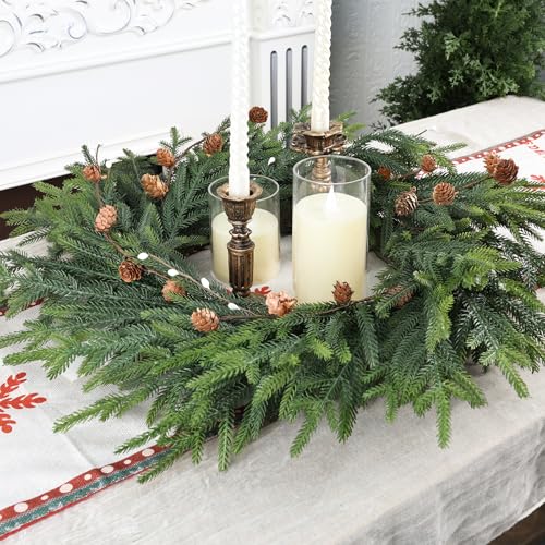 26 Inch Pine Wreath S833686