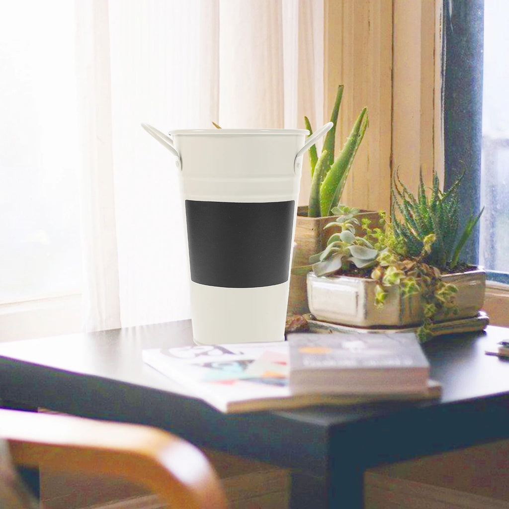 Tin Bucket Flower Pot Succulent Container S87868