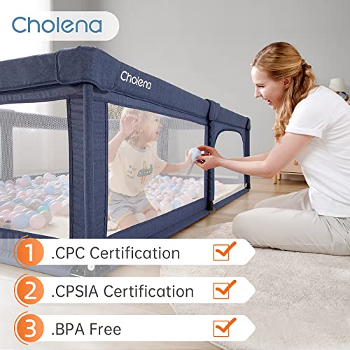 Grey Baby Playpen with Door V1286