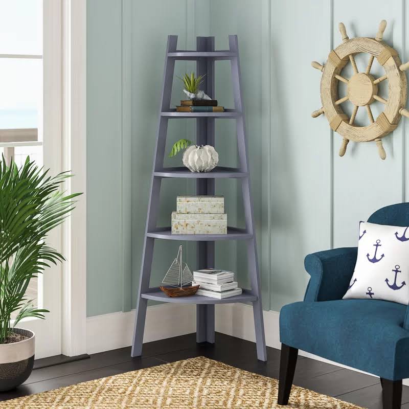 Black Corner Unit Bookcase K771