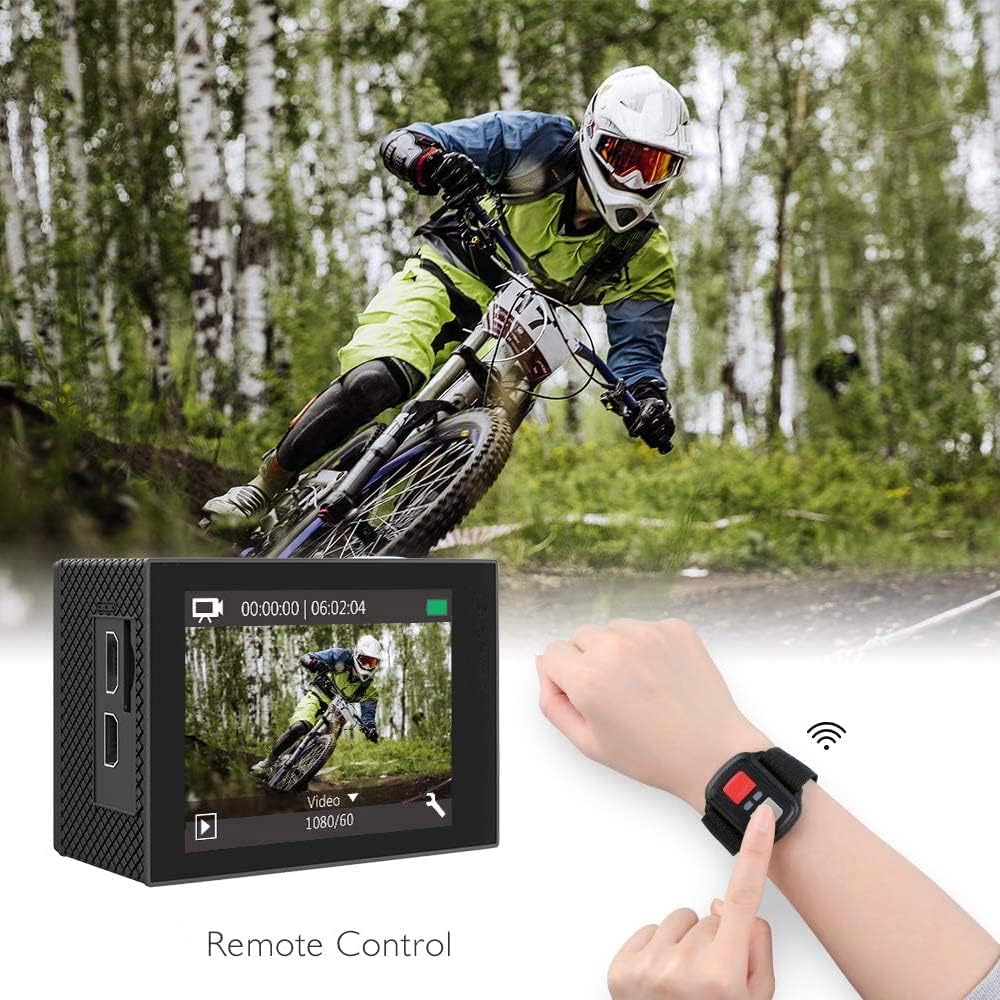 4K30FPS 20MP WiFi Action Camera Waterproof Diving Light C899375