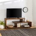 60 Inch Grey Solid Wood TV Stand Q3359