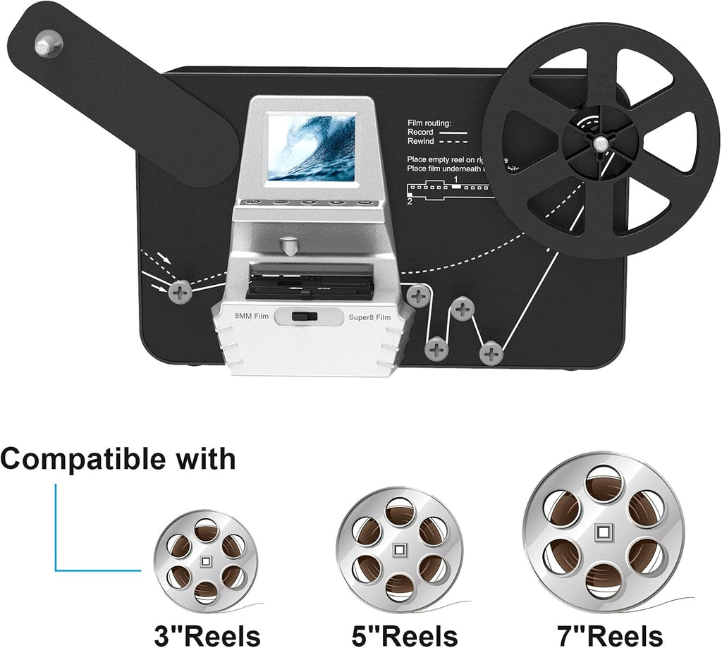 8mm Super 8 Film Scanner Converter with 2.4 LCD H521