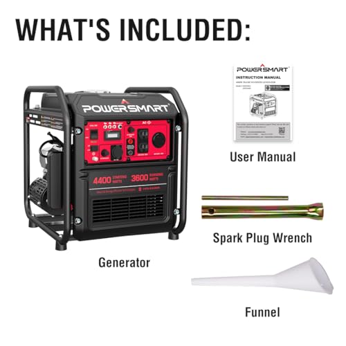 4400-Watt Portable Generator with Inverter Technology, Gas Powered O86081