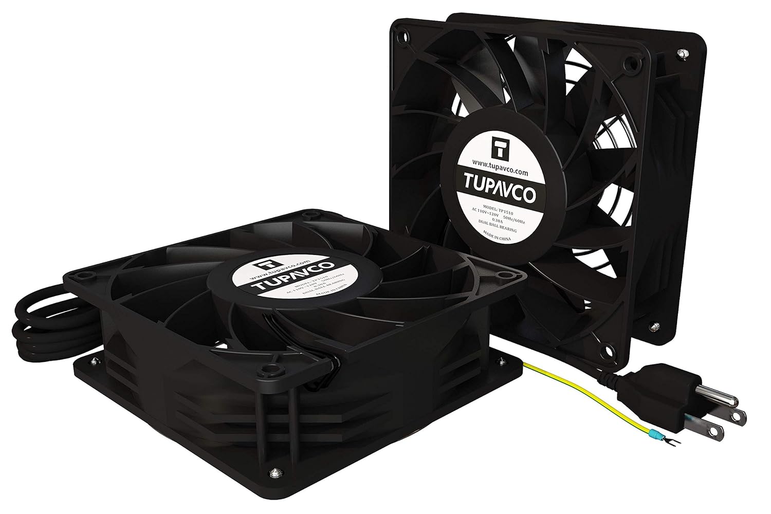 Dual 120mm 110V Server Rack Cooling Fan Kit V40838