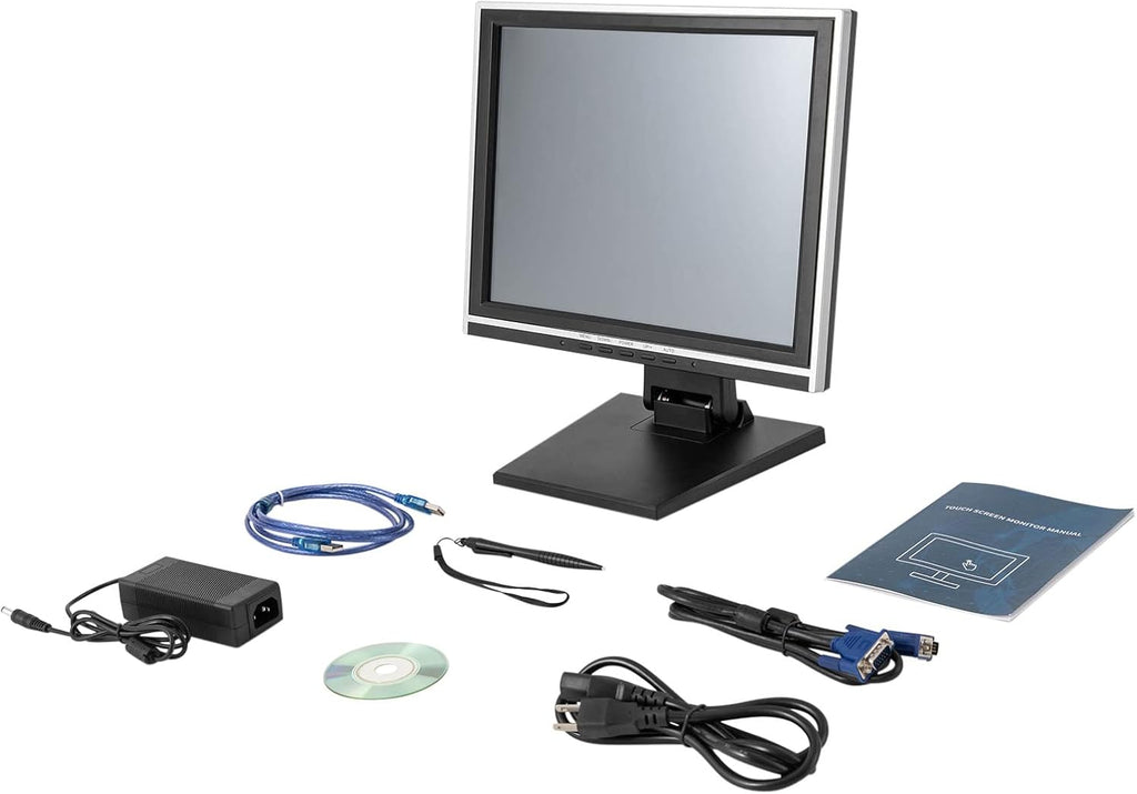 15" LCD Touch Screen Monitor with Adjustable Multi-Touch USB Interface M300504