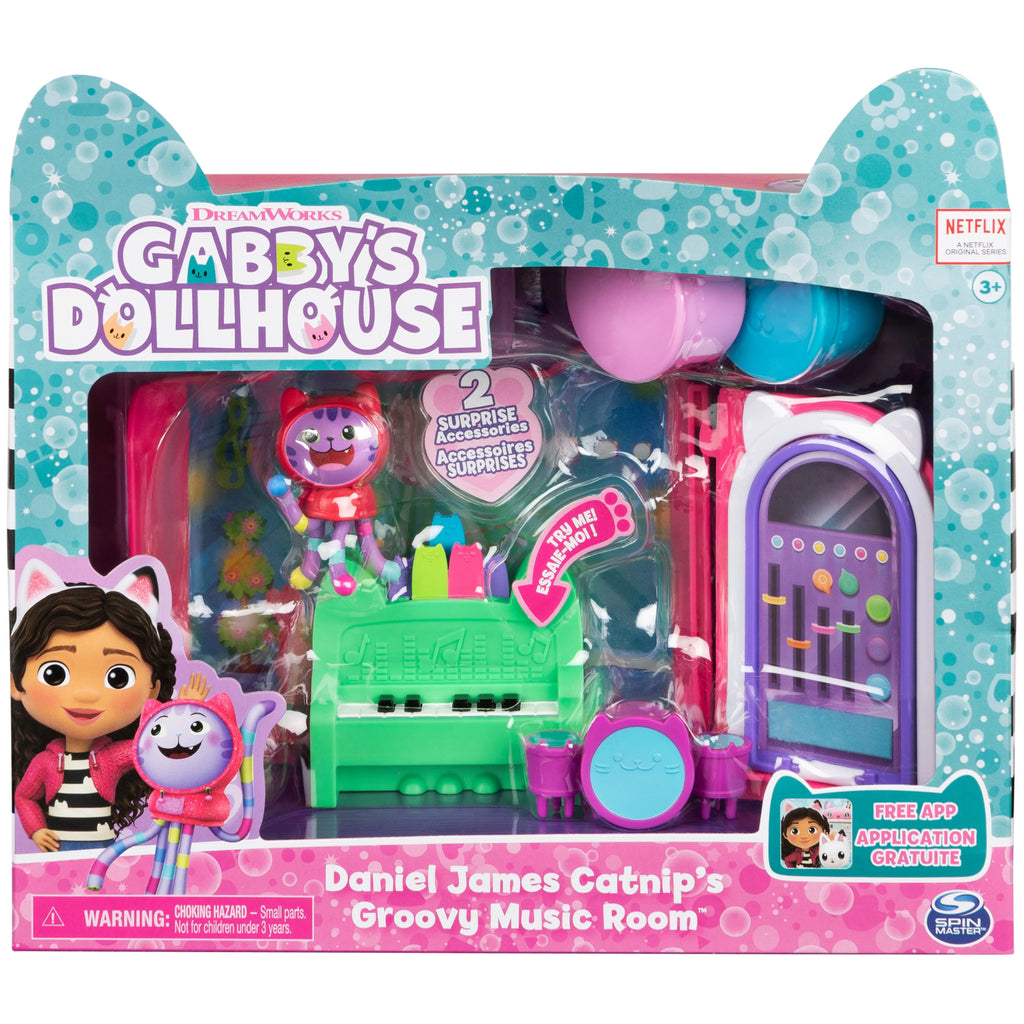 Groovy Music Room Playset with Catnip Figure X9090