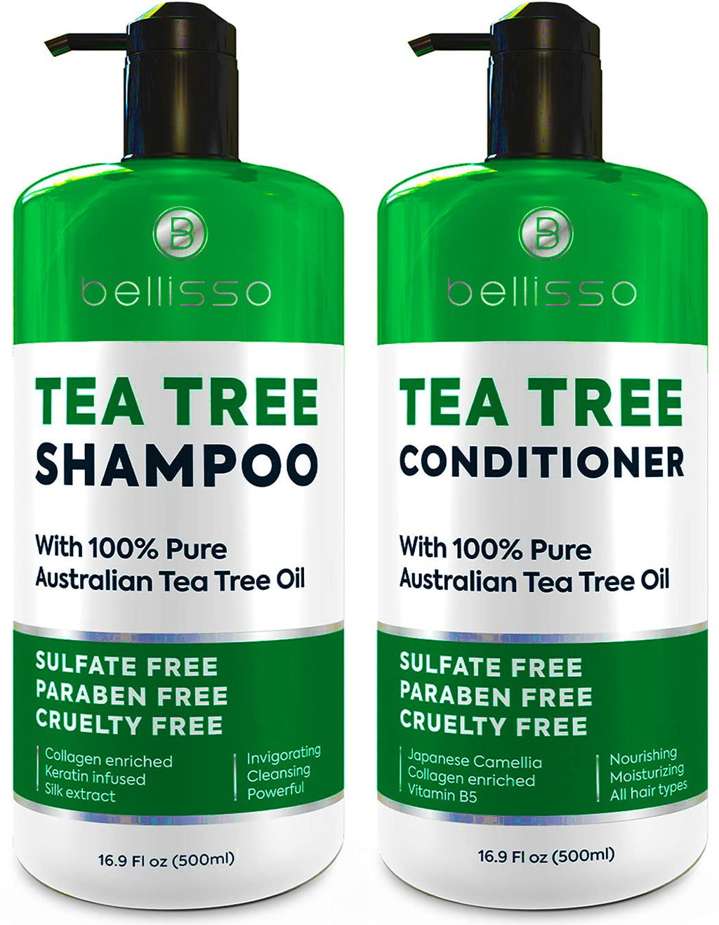 Tea Tree Oil Shampoo and Conditioner Set V11724