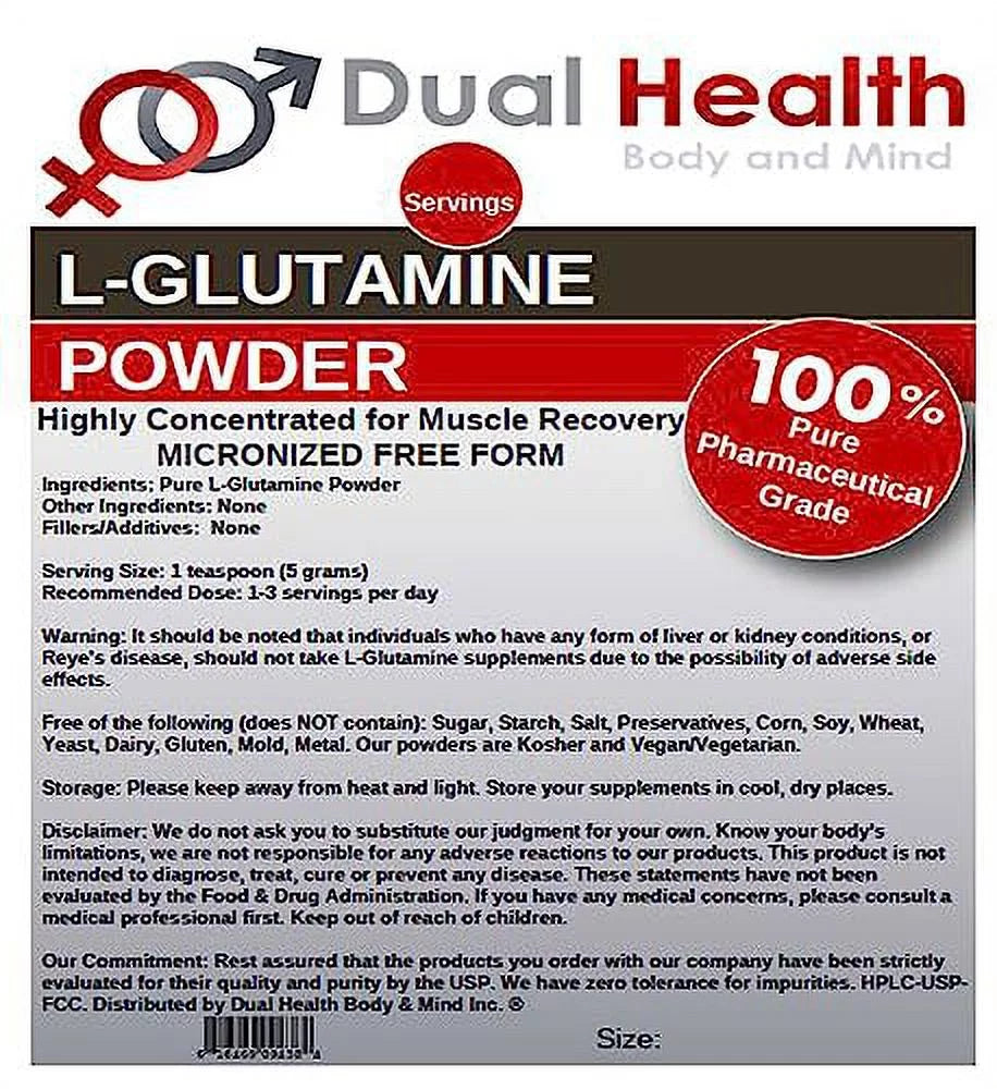 L-Glutamine Pure Powder 2 lbs F9918