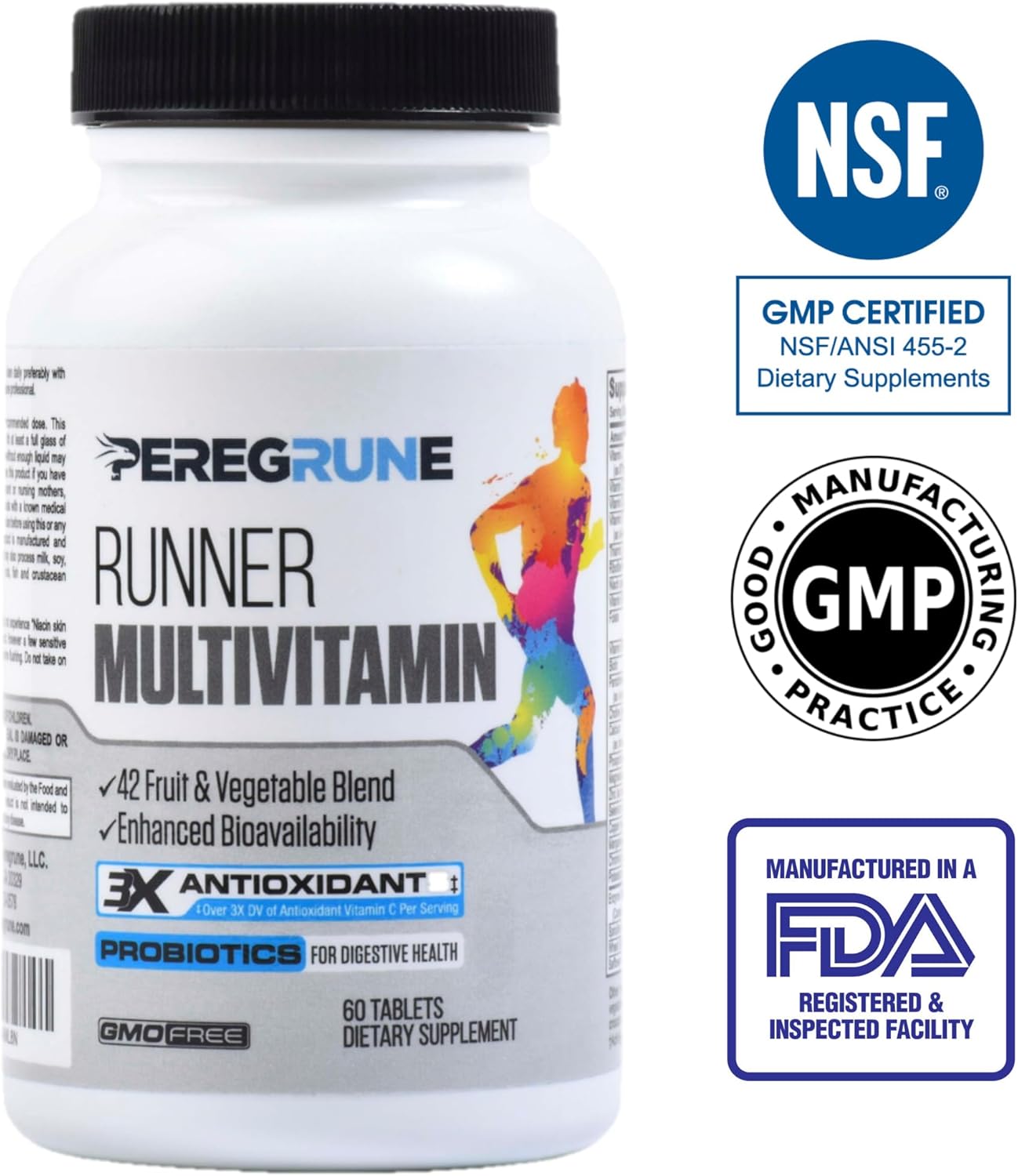 Runner Multivitamin with Antioxidants, B Complex, Probiotics F194966