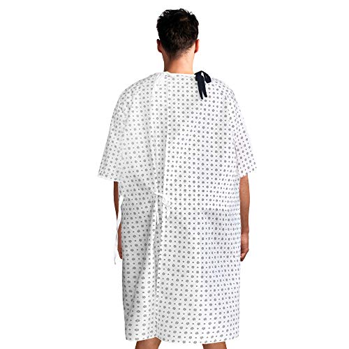Unisex Patient Gown with Back Ties W208494