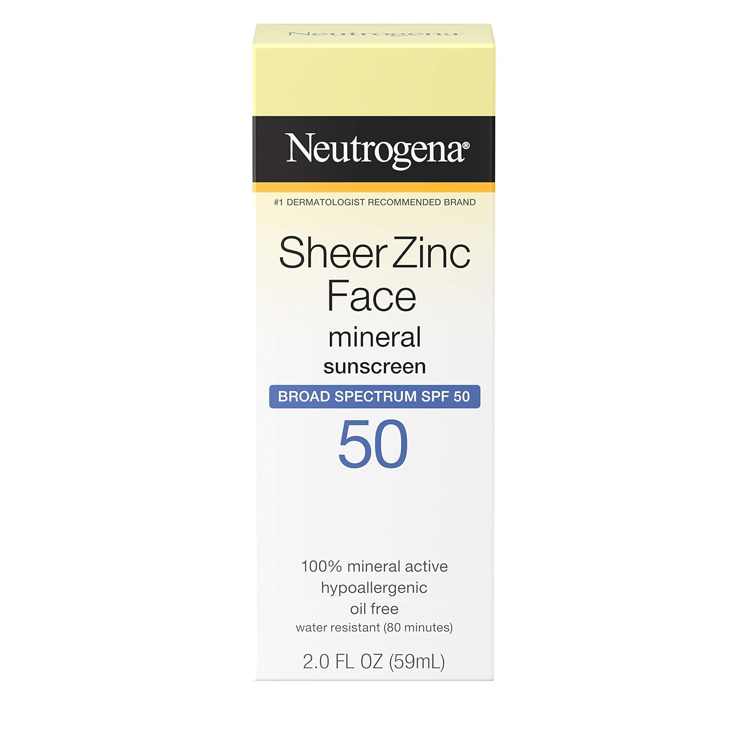 2 fl. oz Mineral Face Sunscreen SPF 50 A29317
