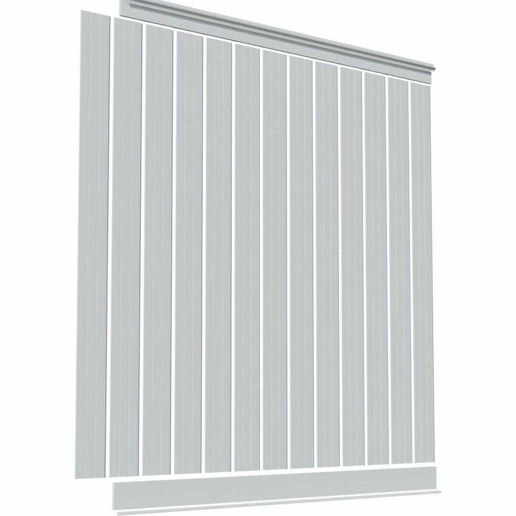 8′ Length PVC Wainscoting Kit B5807