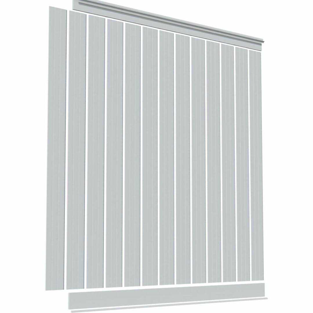 8′ Length PVC Wainscoting Kit B5807