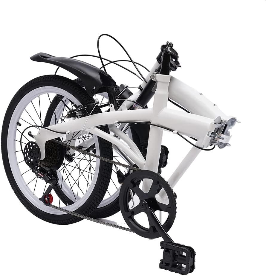 20" 7 Speed Folding Bike Carbon Steel J82878