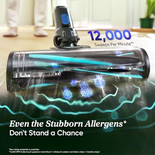 Cordless Stick Vacuum Cleaner with Tangle-Resistant Design, Up to 50 Minutes D96553