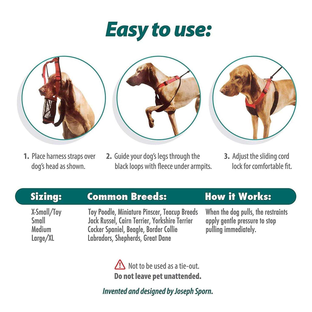 Nylon Mesh Non-Pulling Dog Harness D16539