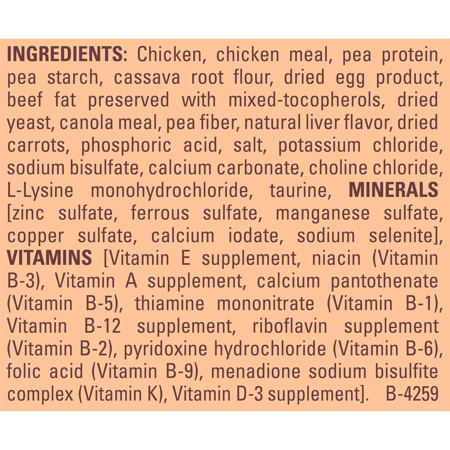 Grain Free White Meat Chicken & Egg Recipe Dry Cat Food K6274