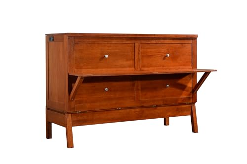 Queen Size Murphy Cabinet Chest Desk Bed with Drawers G625