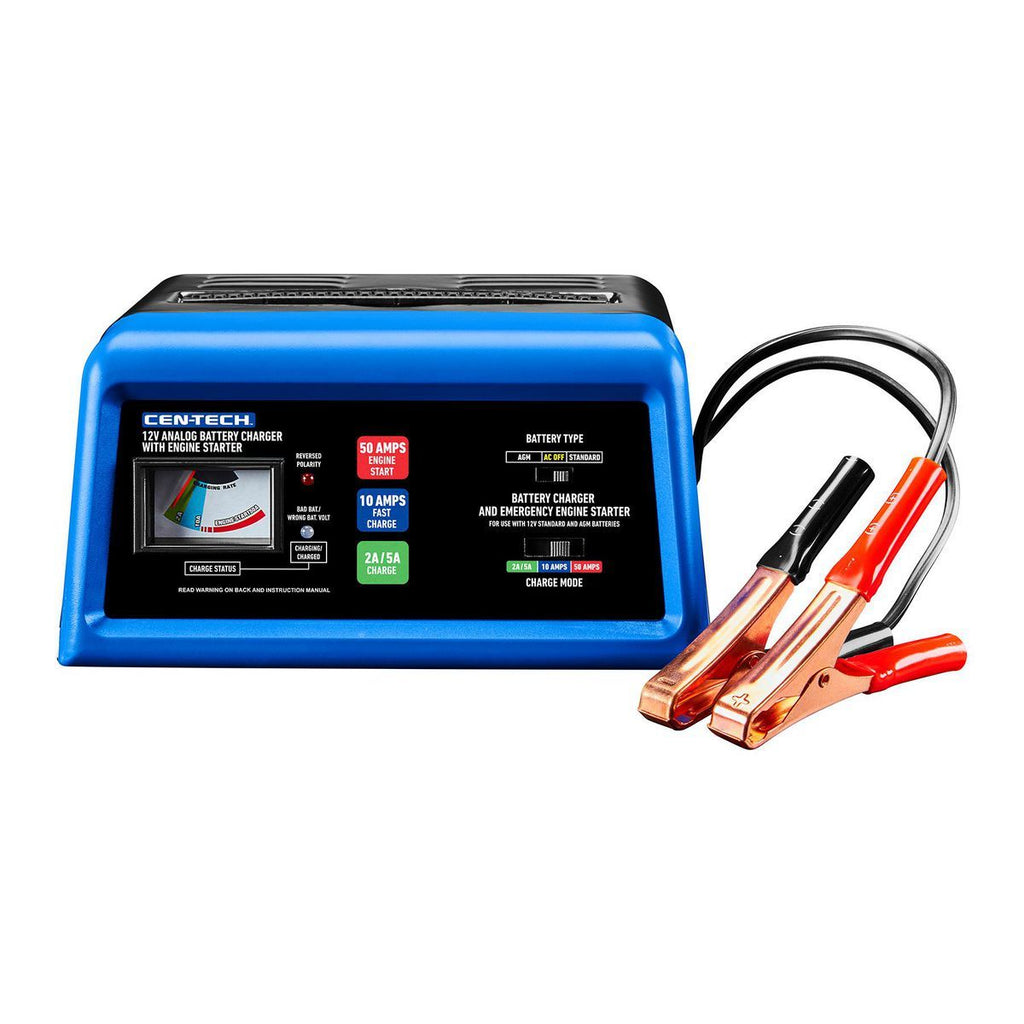 2/10/50 Amp 12V Analog Charger with Engine Start P20130