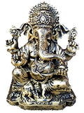 6.25" Multicolor Antique Finish Ganesh Statue P42833