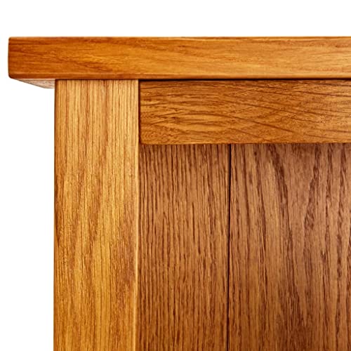 3-Tier Solid Oak Wood Bookcase Q840852