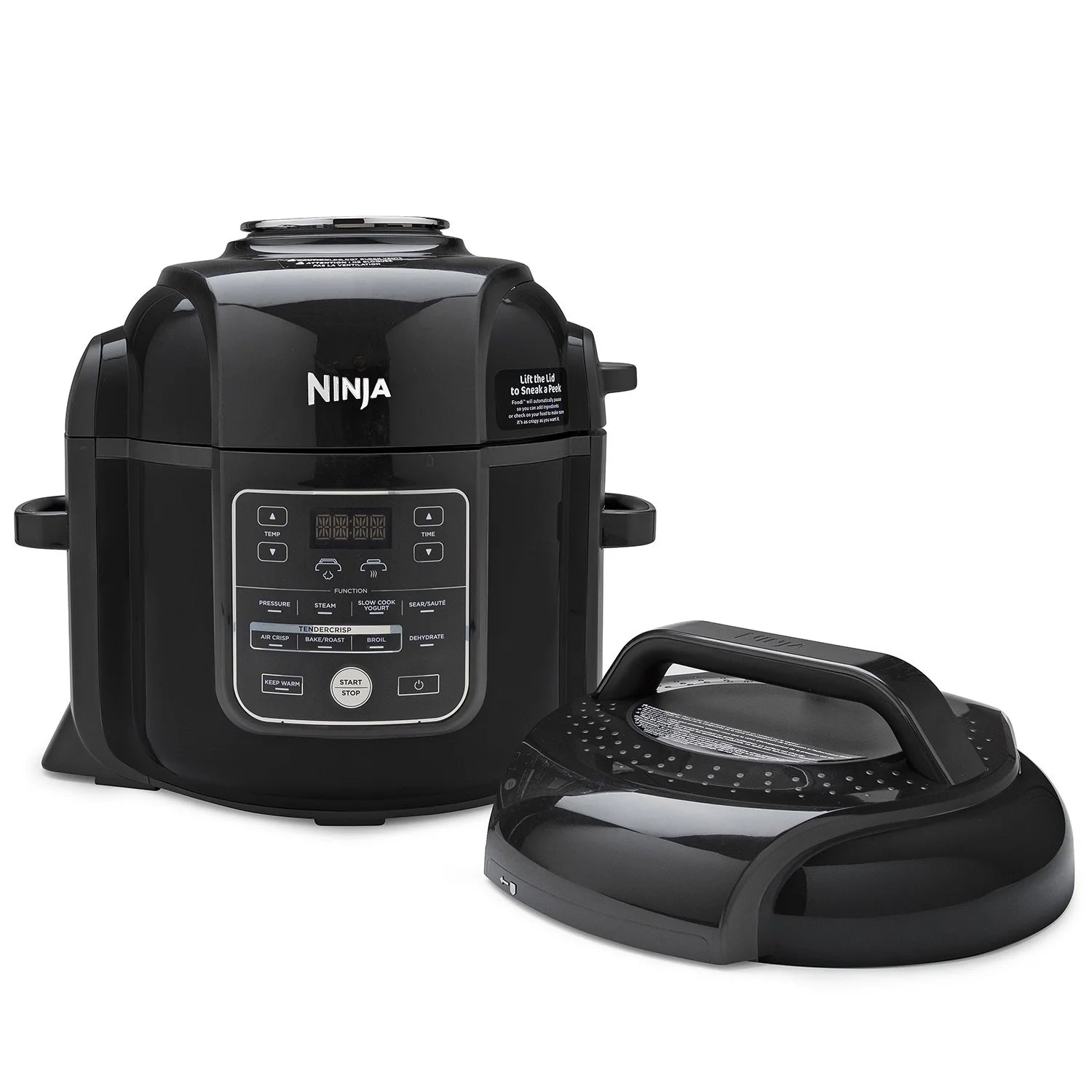 Restored 8-Quart 9-in-1 Deluxe XL Pressure Cooker and Air Fryer B2403