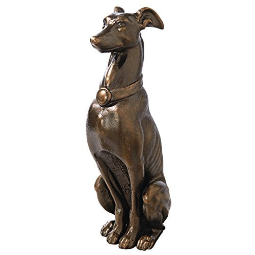 19 Inch Two Tone Stone Dog Statue Q180307