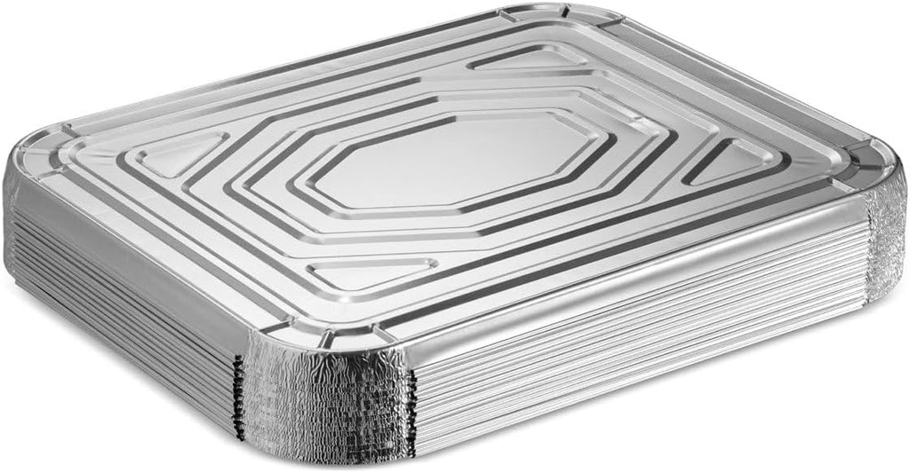 25 Pack 9x13 Aluminum Baking Pans with Lids H889682
