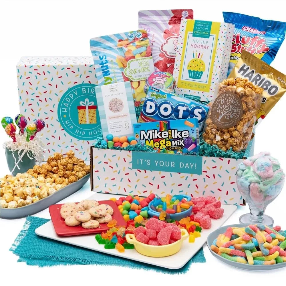 Deluxe Birthday Care Package - Candy Food Gift Box G203