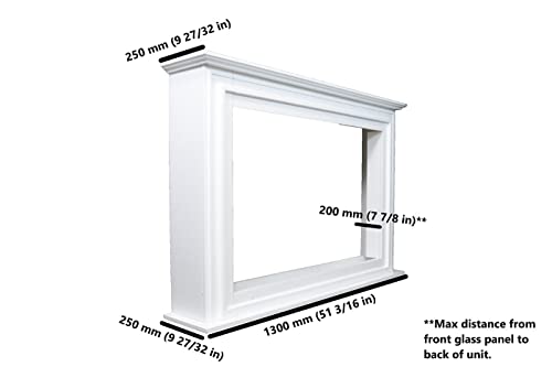 Smart Electric Fireplace with Mantel N72688