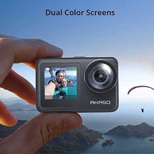 4K30fps Action Camera with 256GB MicroSDXC U3 Memory Card Z957
