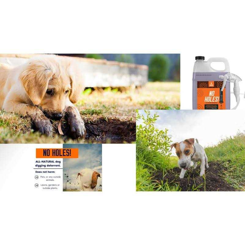 No Holes! Digging Dog Prevention Gallon with Trigger Sprayer O50806