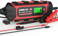 6 Amp 6V 12V Battery Charger Maintainer for Lead-Acid Battery Up to 150Ah LCD Display Pack of 2 V3489