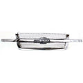 Chrome Textured Grille with Smooth Frame O519