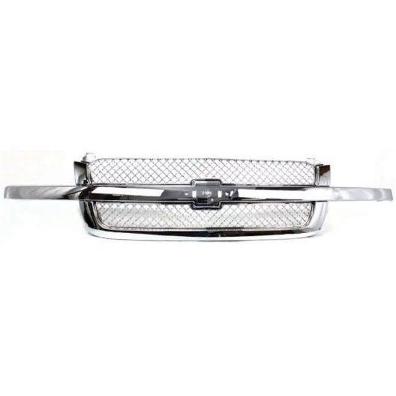 Chrome Textured Grille with Smooth Frame O519