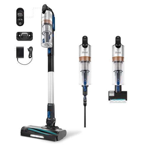 Cordless Stick Vacuum Cleaner with Tangle-Resistant Design, Up to 50 Minutes D96553