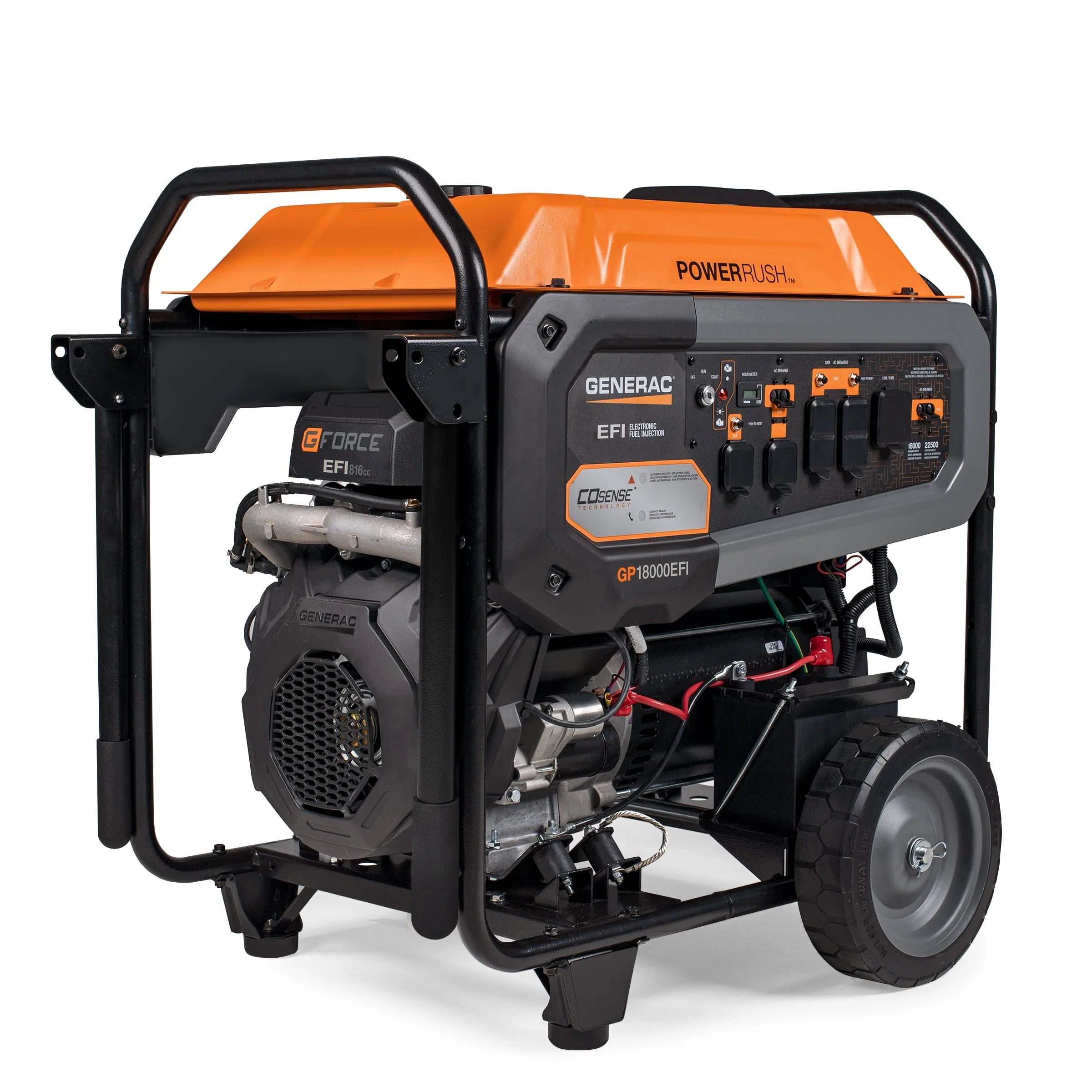 18000 Watt Electric Start Gas Powered Portable Generator O616929