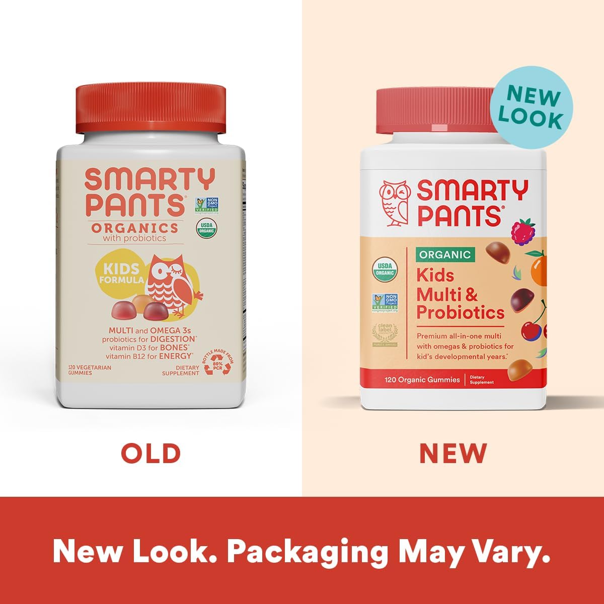 Organic Kids Multivitamin Gummies with Probiotics, Omega 3, Vitamin D3, C, B12 & Women's Multivitamin Gummies with Omega 3 Fish Oil, Methylfolate, CoQ10 X582665