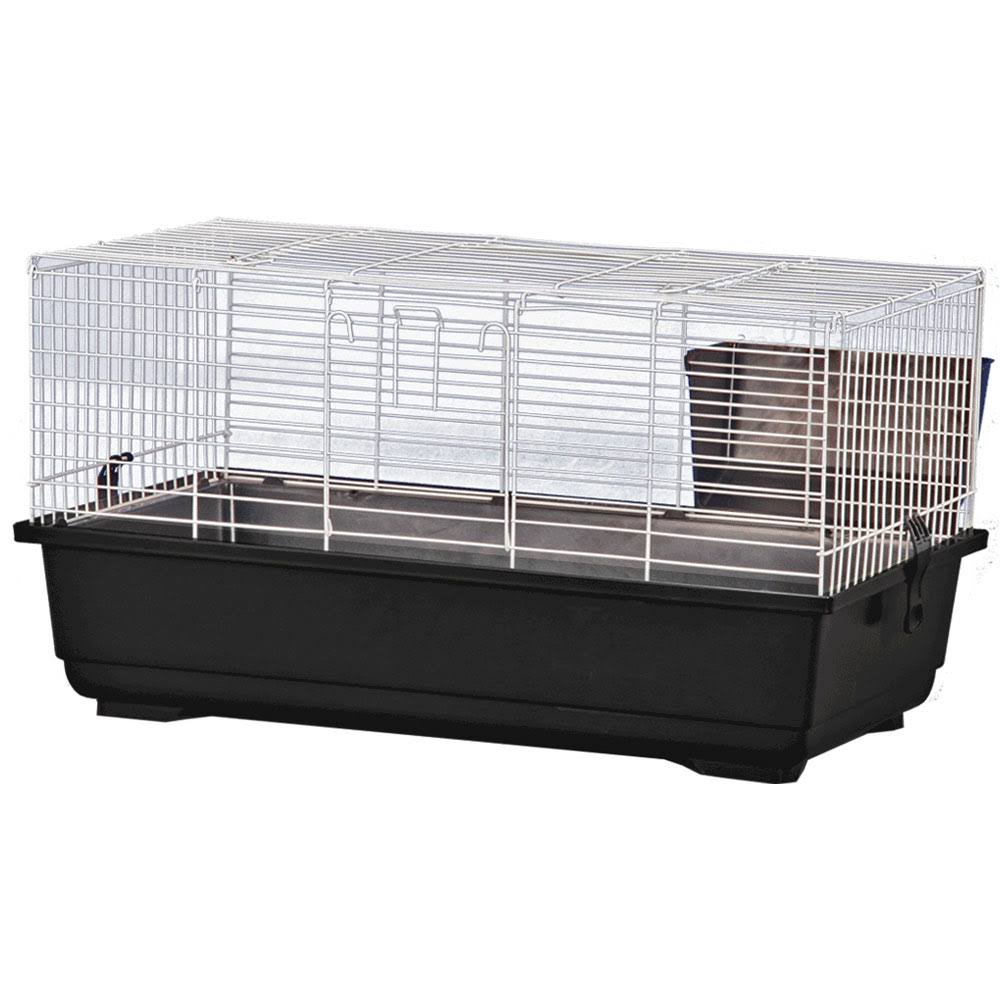 Black Rabbit and Guinea Pig Cage L425