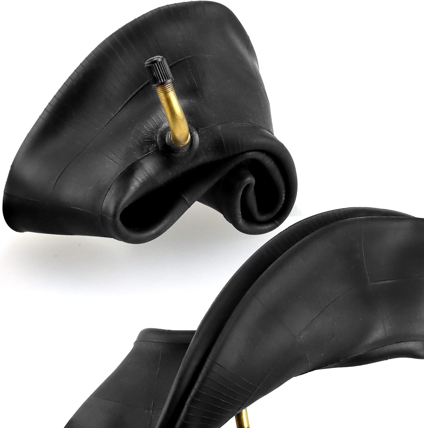 2 Pack Heavy Duty Replacement Inner Tubes with TR-13 Straight Metal Air Valve Stem A722062
