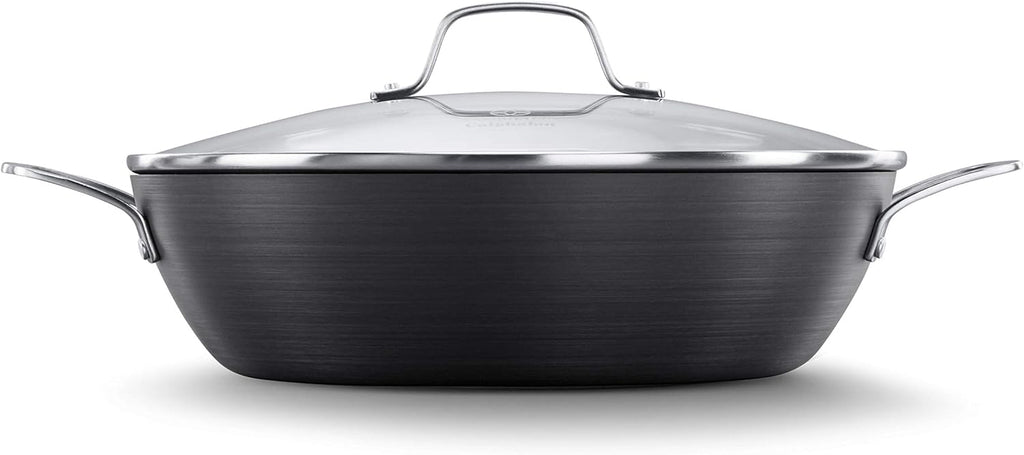 12-Inch Grey Nonstick All Purpose Pan with Cover O151826