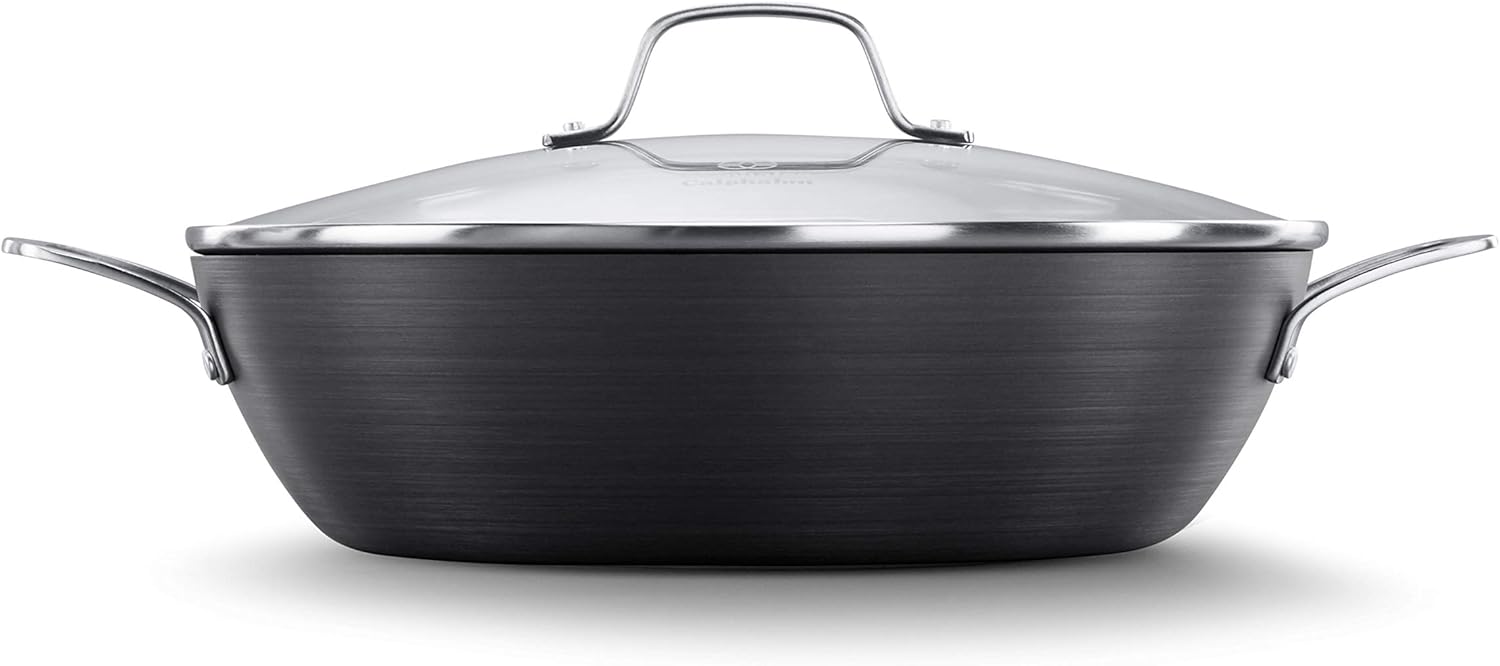 12-Inch Grey Nonstick All Purpose Pan with Cover O151826
