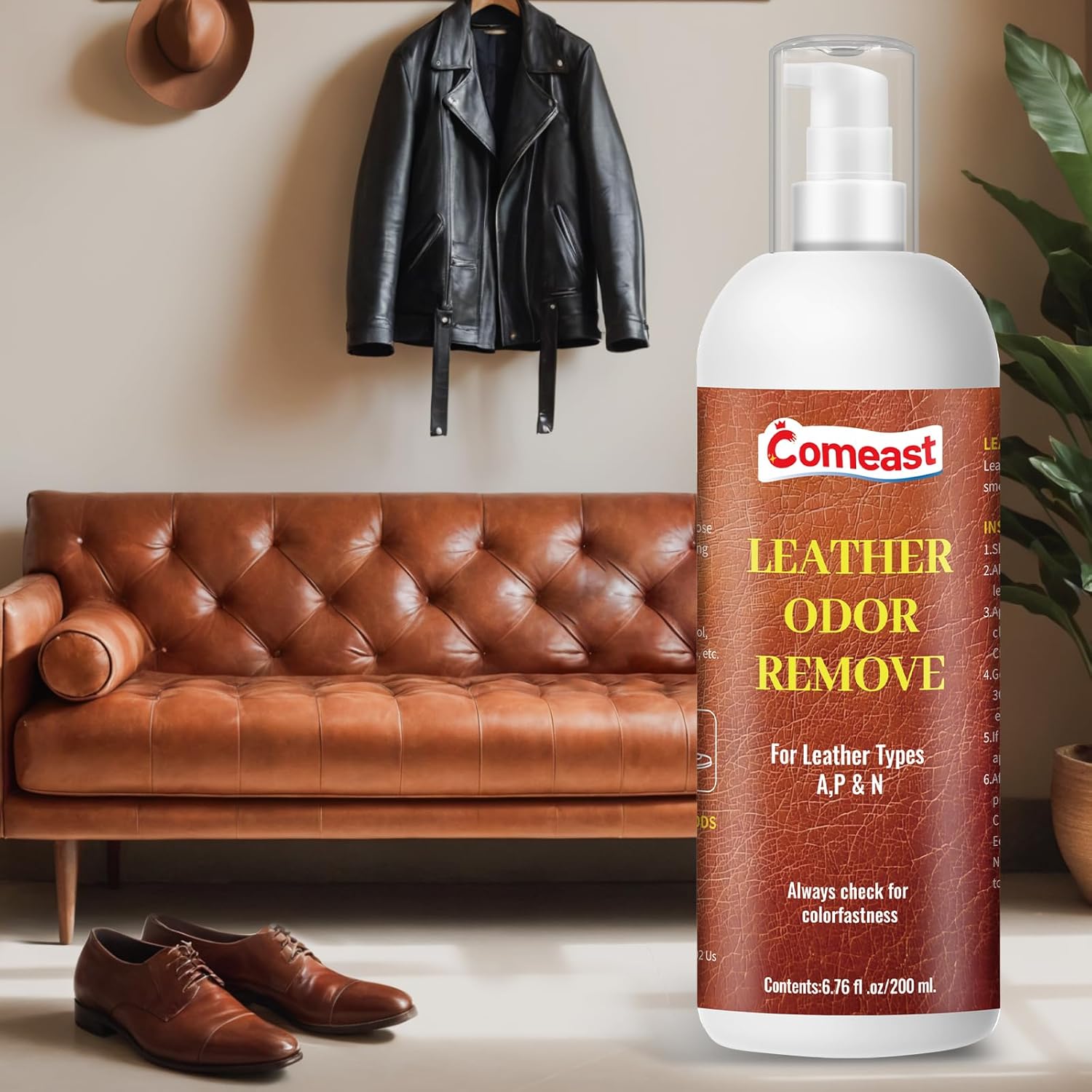 Unscented 6.76 Fl Oz Leather Cleaner and Conditioner D39856